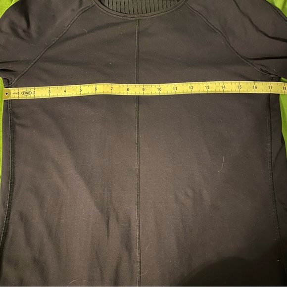 Lululemon Making Moves Pleated Back Rulu Black Long Sleeve Shirt - Picture 7 of 12